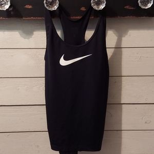 NIKE dryfit racetrack stretch tank